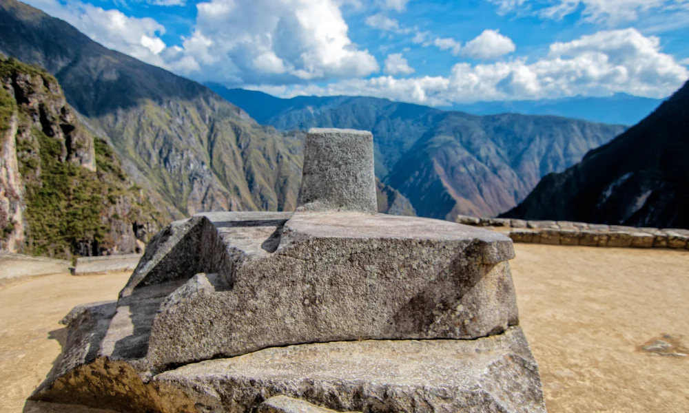 the best time to visit machu picchu - intihuatana
